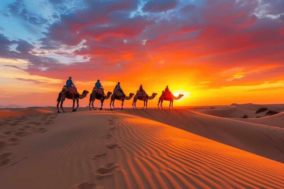 JOUR 3 - Dunes de Merzouga, Méharée & Nuit Étoilée en Bivouac de Luxe
