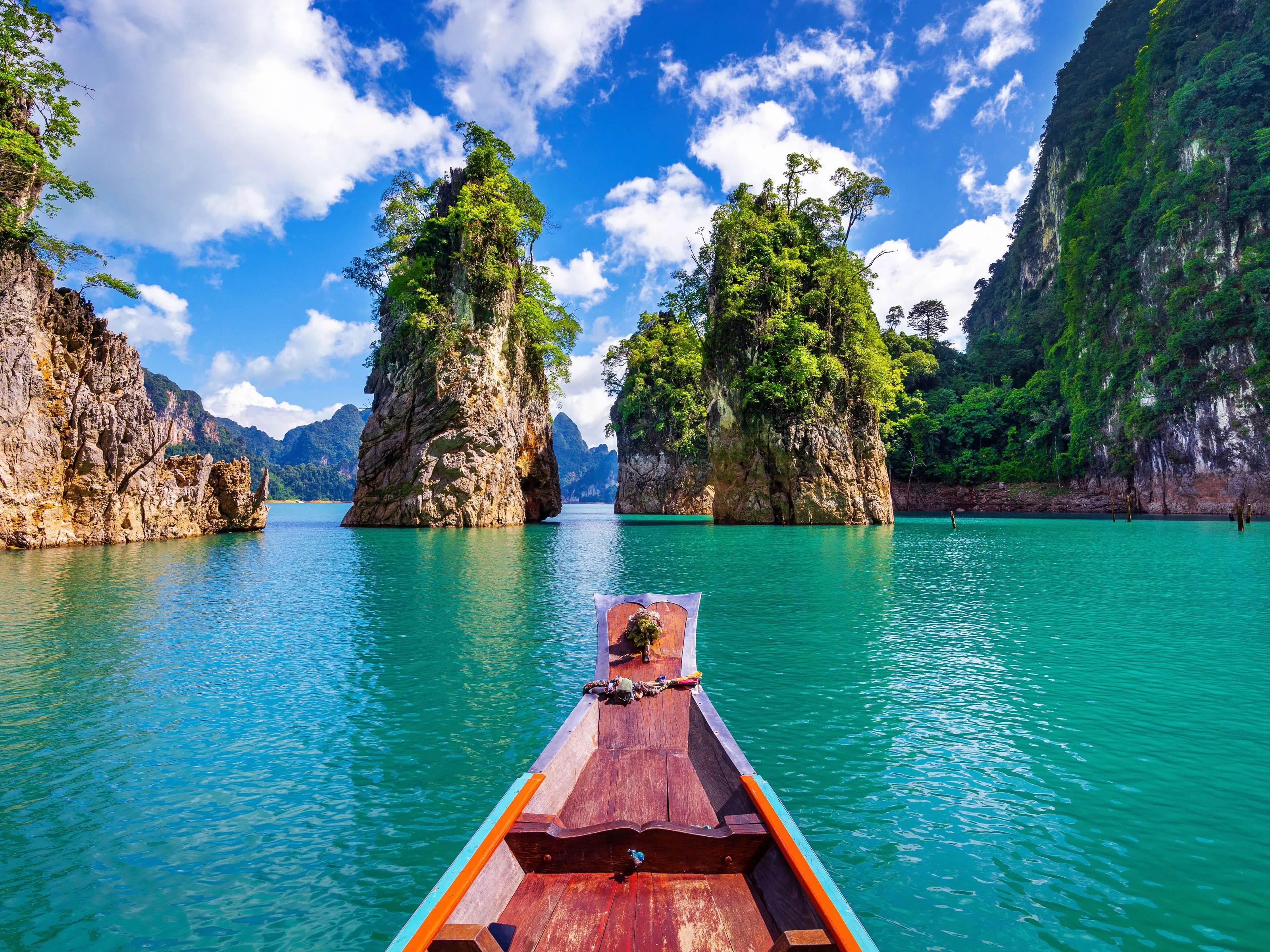 JOUR 5 - Bangkok · Vol vers Krabi · Premier Coucher de Soleil sur la Mer d'Andaman